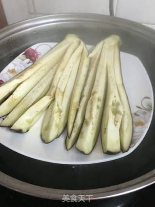 紫苏蒸茄子的做法步骤：3