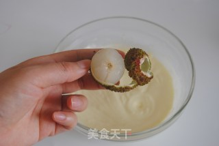 加州葡萄干荔枝杨梅雪糕的做法步骤：5
