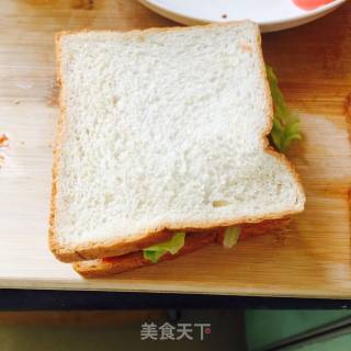 三明治的做法步骤：6