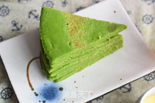 菠菜汁煎饼的做法步骤：4