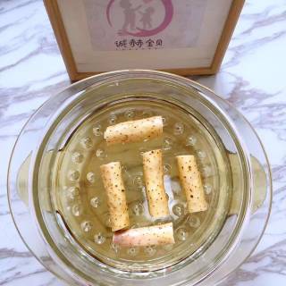 宝宝辅食红豆山药的做法步骤：2