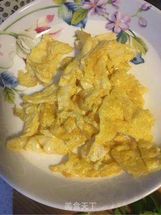 苦瓜炒鸡蛋的做法步骤：3