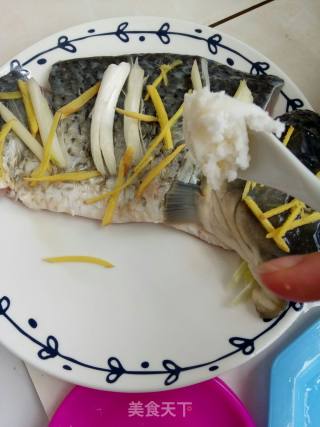 清蒸罗非鱼的做法步骤：4