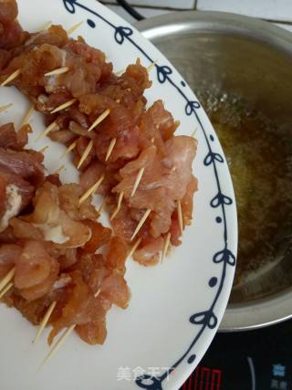 薄荷牙签肉的做法步骤：8