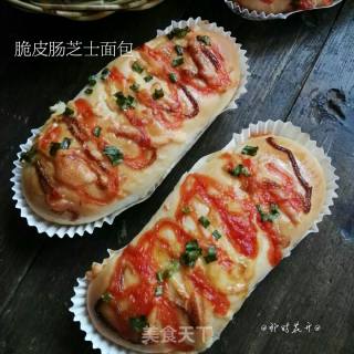 脆肠芝士面包的做法步骤：14