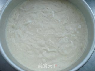 八寸肉松戚风蛋糕的做法步骤：7