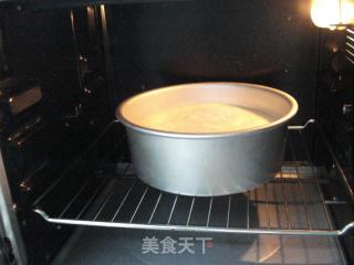 八寸肉松戚风蛋糕的做法步骤：8
