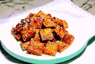 蜜汁豆干的做法步骤：10