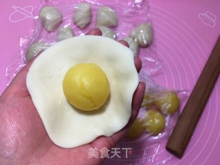 奶黄包的做法步骤：14
