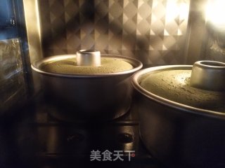 抹茶戚风的做法步骤：19