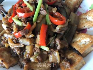 肉末茄子煎豆腐的做法步骤：9