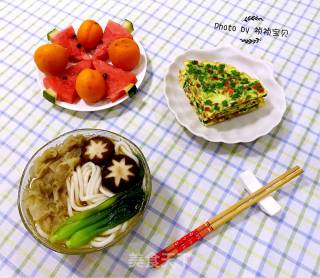 韭菜香肠蛋饼的做法步骤：9
