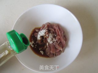 苋菜梗炒鸭脯肉丝的做法步骤：3