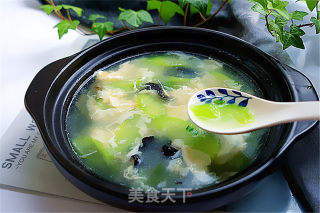 丝瓜鸡蛋汤的做法步骤：12