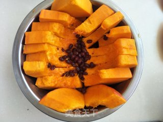 蜜豆南瓜的做法步骤：3