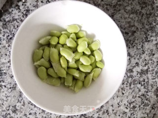 毛豆鸡肉粥的做法步骤：5