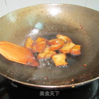芹菜辣椒酱香肉的做法步骤：5