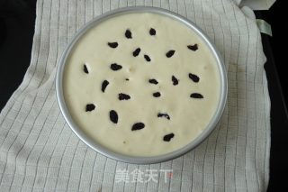 葡萄干蒸蛋糕的做法步骤：9