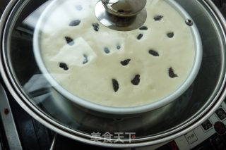 葡萄干蒸蛋糕的做法步骤：10