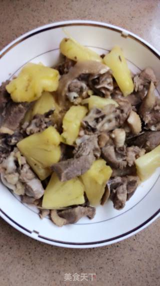 酸甜菠萝鸭肉的做法步骤：7