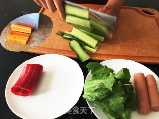 活力早餐五彩荞面卷饼的做法步骤：5
