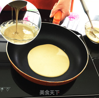 活力早餐五彩荞面卷饼的做法步骤：7