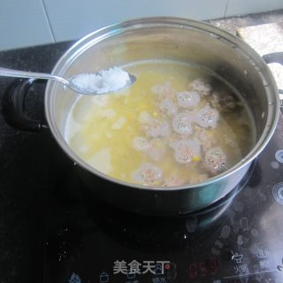 玉米丸子汤的做法步骤：10