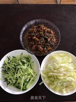 鸡蛋炸酱面的做法步骤：10
