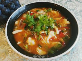 酸辣面疙瘩的做法步骤：3