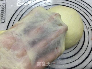 一次发酵肉松吐司的做法步骤：9
