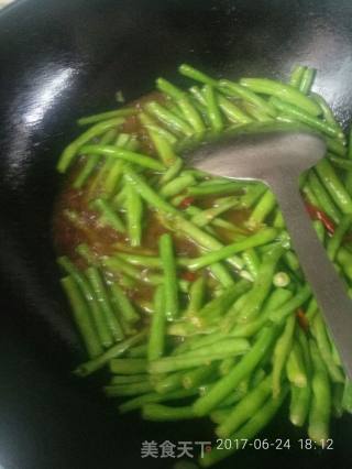 豆角炒面的做法步骤：3