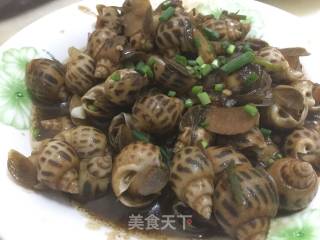 酱爆花螺的做法步骤：1