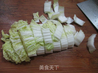 咖喱娃娃菜汤面的做法步骤：2