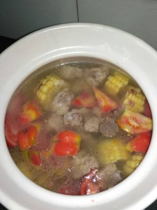 西红柿玉米排骨汤的做法步骤：4