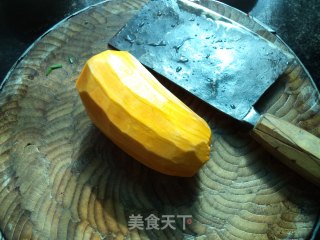 腊肉蒸南瓜的做法步骤：3