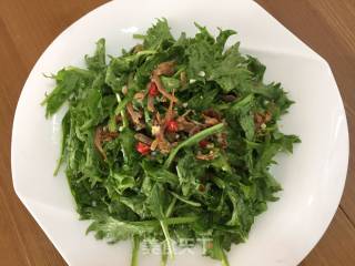 苦苣银鱼——夏季快手菜的做法步骤：8