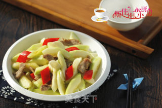 西葫芦炒鸭脯肉的做法步骤：8
