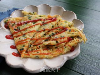 椒香土豆丝饼的做法步骤：6