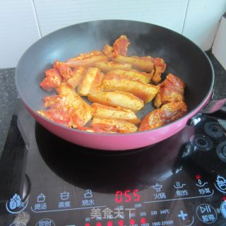 纳八豆蒸肉的做法步骤：2