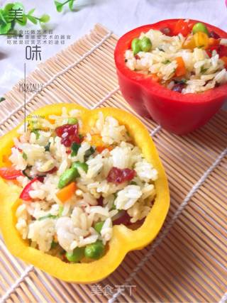 彩椒炒饭的做法步骤：14
