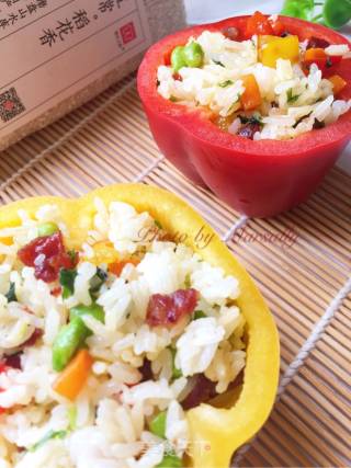 彩椒炒饭的做法步骤：16