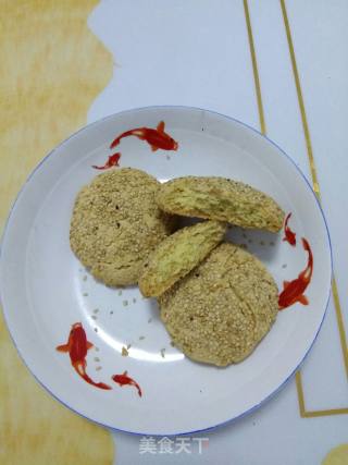 芝麻酥饼的做法步骤：7