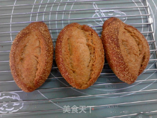 全麦红糖小麦胚芽面包的做法步骤：15