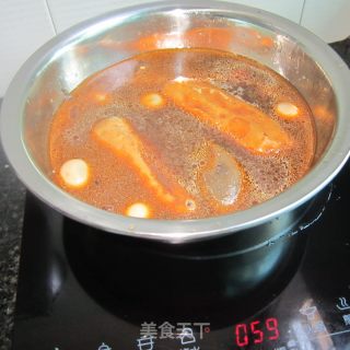 拌卤豆腐卷的做法步骤：1
