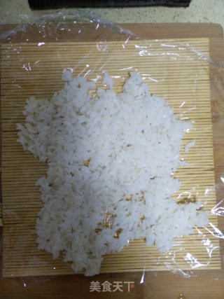 菠菜双拼寿司的做法步骤：8