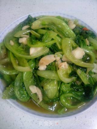 油爆生菜的做法步骤：1