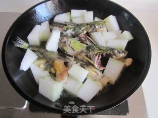 黄骨鱼炖冬瓜的做法步骤：5