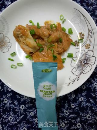 浇汁三文鱼骨的做法步骤：7