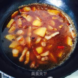 土豆烧肉的做法步骤：7