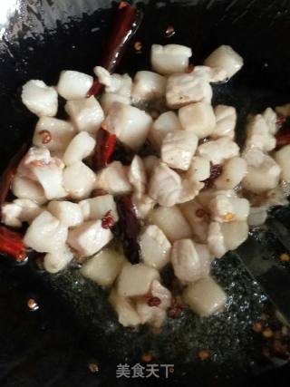 肉炒菜葫芦的做法步骤：6